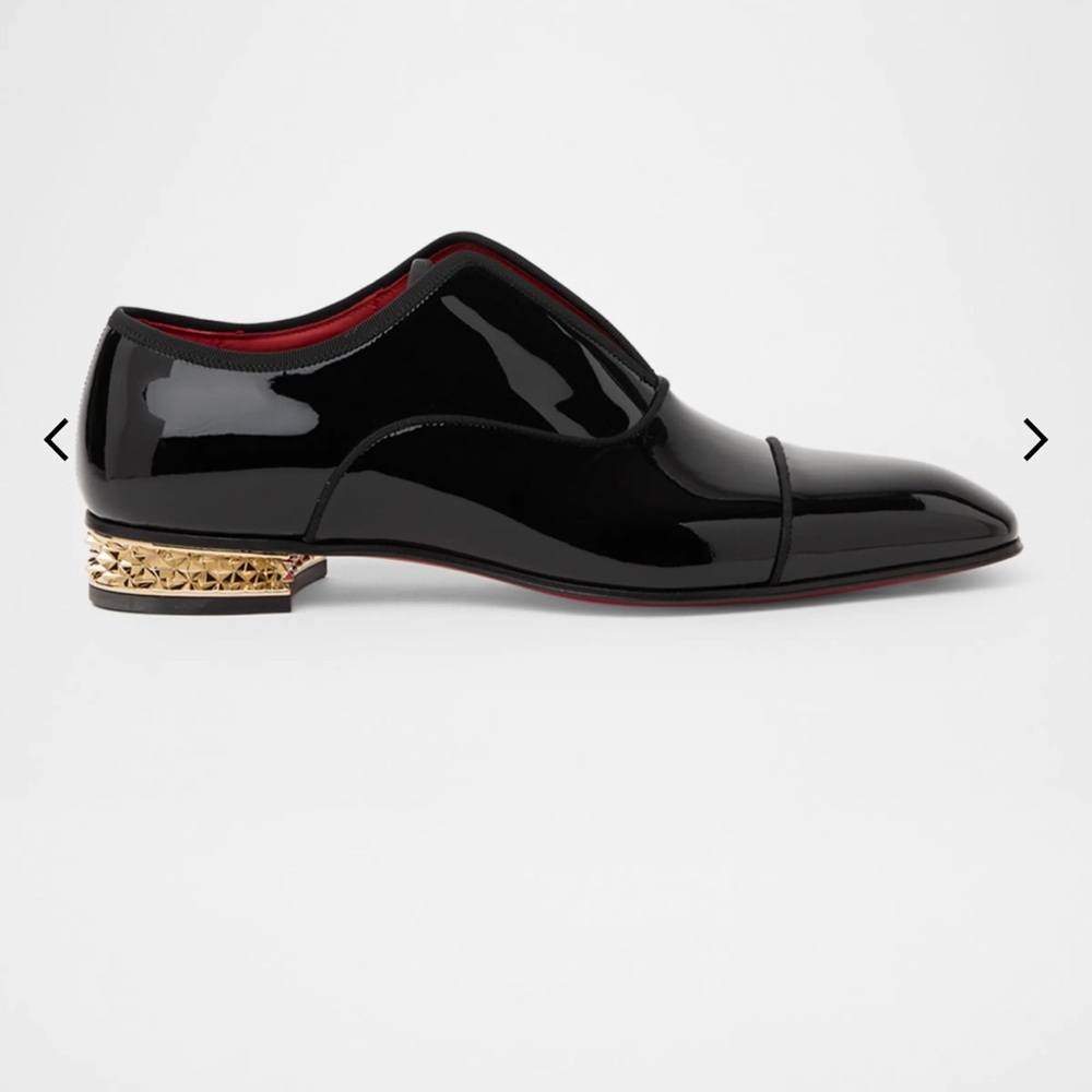 Men's Alphamale Rocks Patent Leather Everlasting Red-Sole Loafers